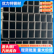 河源现货q235b黑退方管热轧铁方管方通大口径厚壁建筑幕墙用