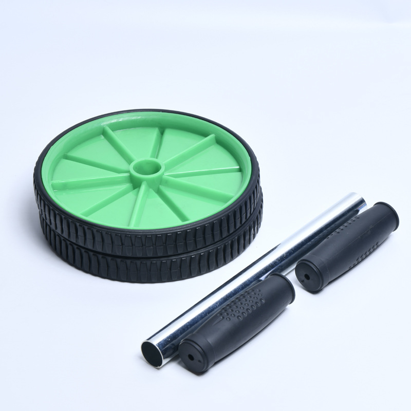 Transfronterizo Amazon mejor vendido entrenador abdominal de doble rueda vieja rueda de músculo abdominal de una sola rueda entrenador abdominal femenino equipo de fitness lote de fábrica