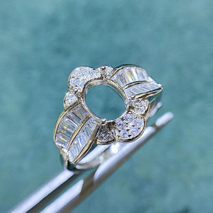 �r���¿��ָ����s925�y����ʯ6*8mm�E�A���A��Ů����A1836