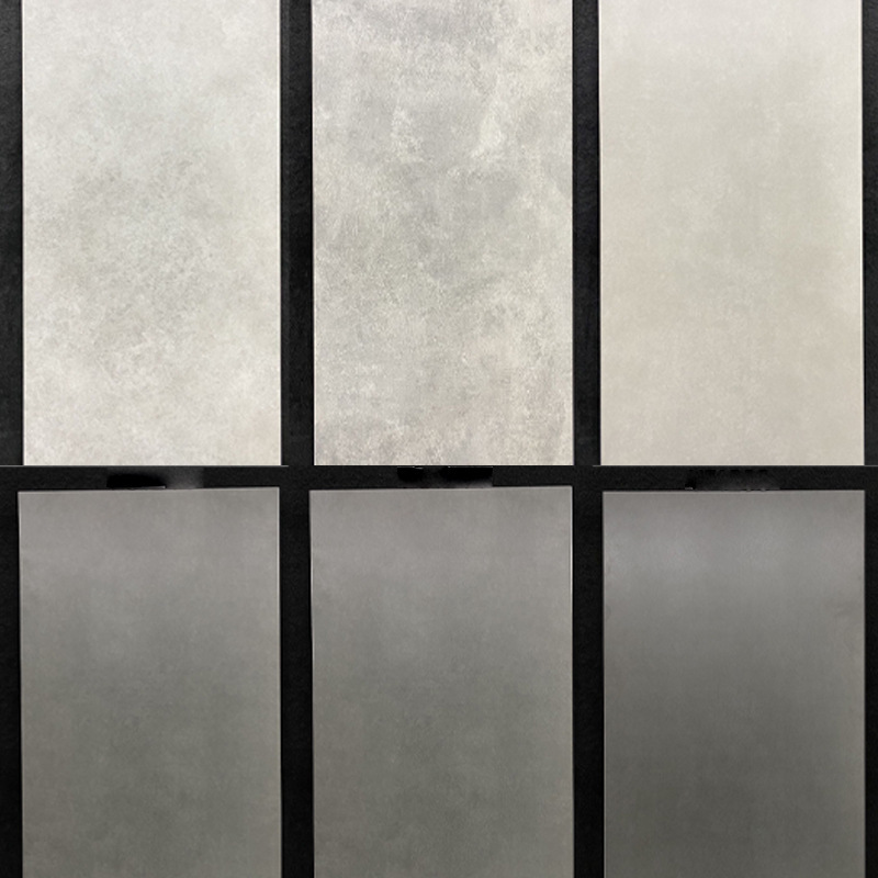 Gray Antique Brick 600X1200 Microcement Floor Tiles for Living Room, Dining Room, Kitchen, Bathroom, Clothing Store