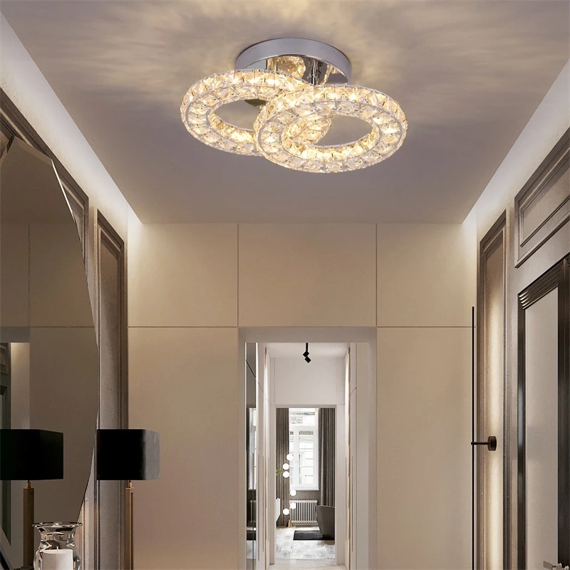 modern and minimalistic LED ceiling light for bed