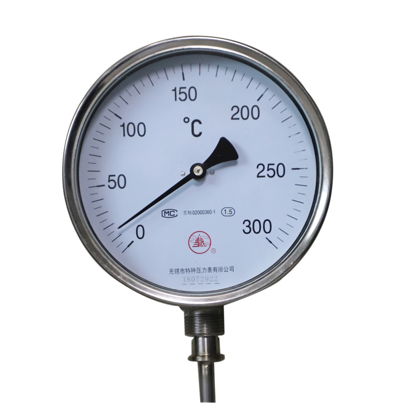 雪浪特种仪表 WSS-401双金属智能温度计带远传不锈钢工业