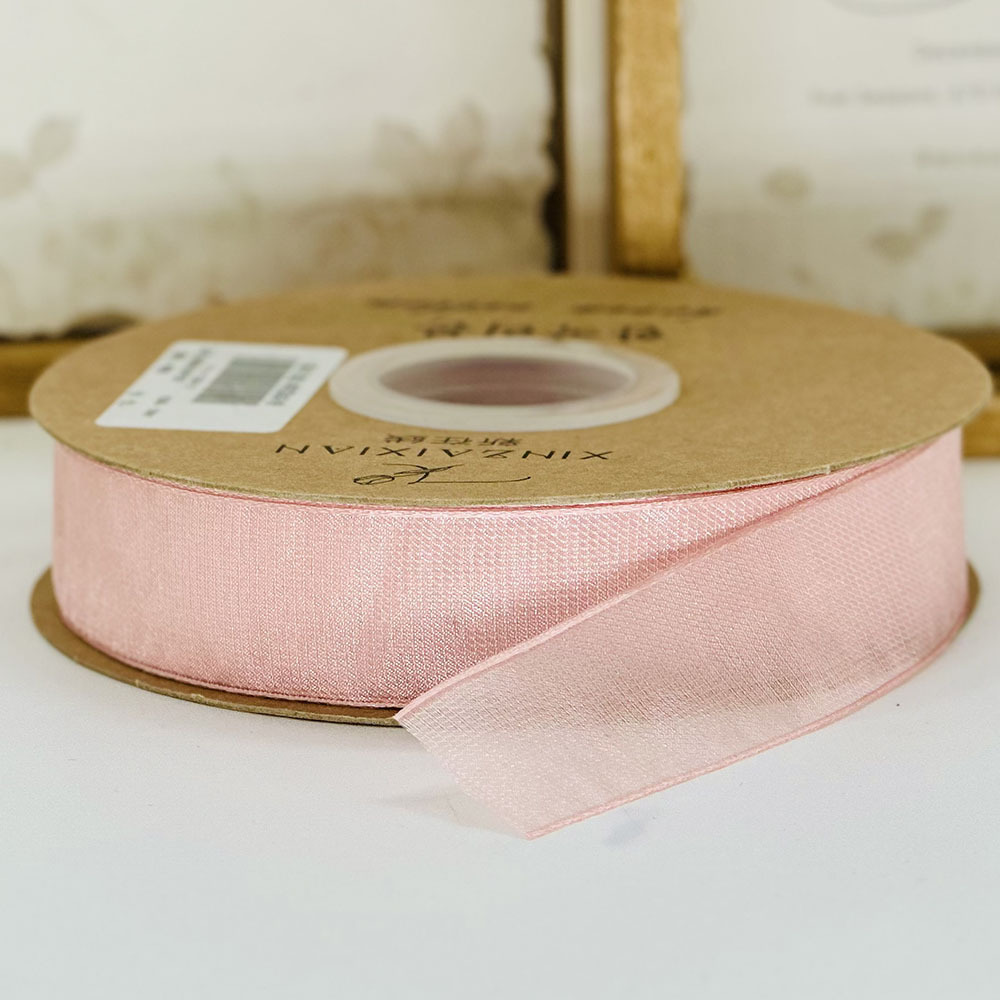 Coreano de alto nivel brillante color neto cinta de regalo caja de regalo pastel de flores embalaje transparente cinta para el cabello