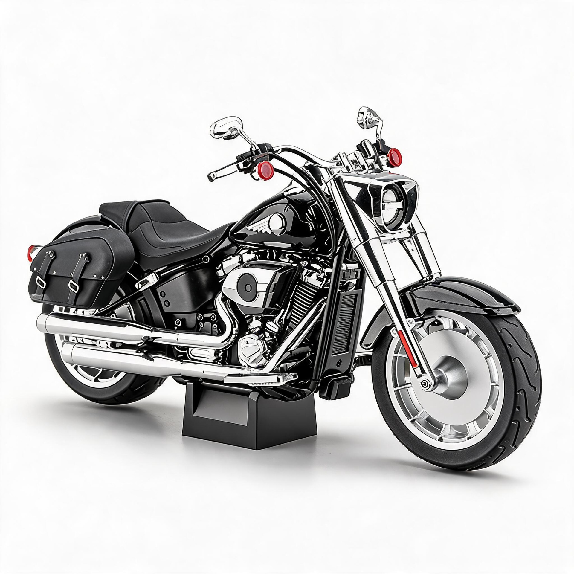 1:6 Harley control remoto spray modelo de motocicleta de aleación de sonido y efectos de luz para chicos decoración de locomotora retro de escritorio