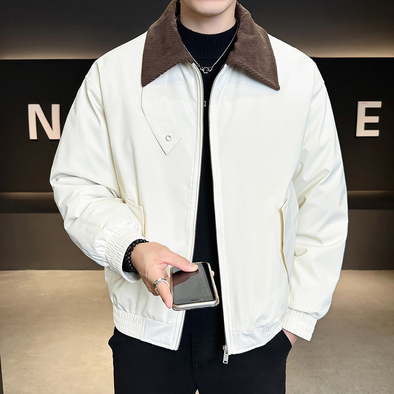 优羽尚 M812-2025年秋冬新款羽绒服时尚潮流男士长袖外套一件代发