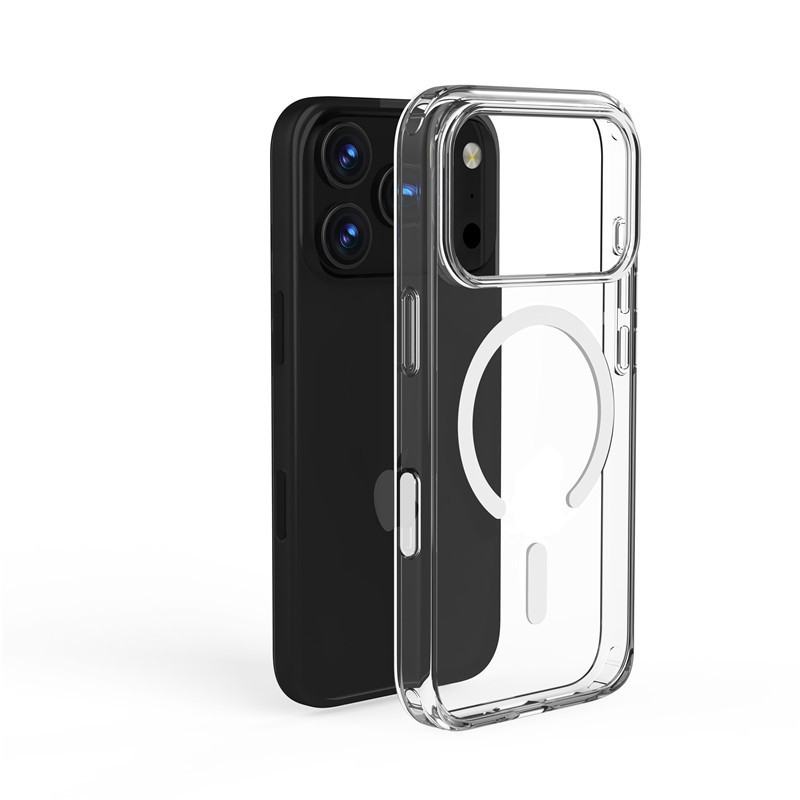 适用苹果17ProMax透明磁吸Air手机壳iPhone16保护套15 亚克力13|undefined
