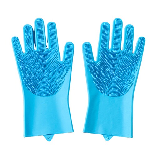 Pet bath massage dehairing glove bath brush dog bath brush pet massage brush high-quality silicone brush