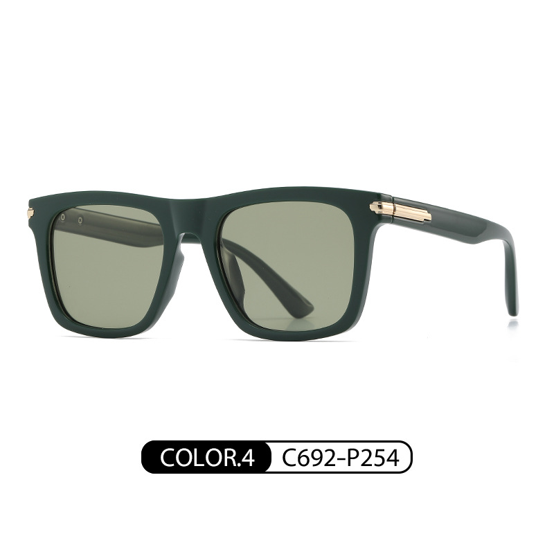 Nuevas gafas de sol polarizadas de moda gafas de sol cuadradas de gran marco TR7528 gafas de sol de viaje a prueba de rayos UV