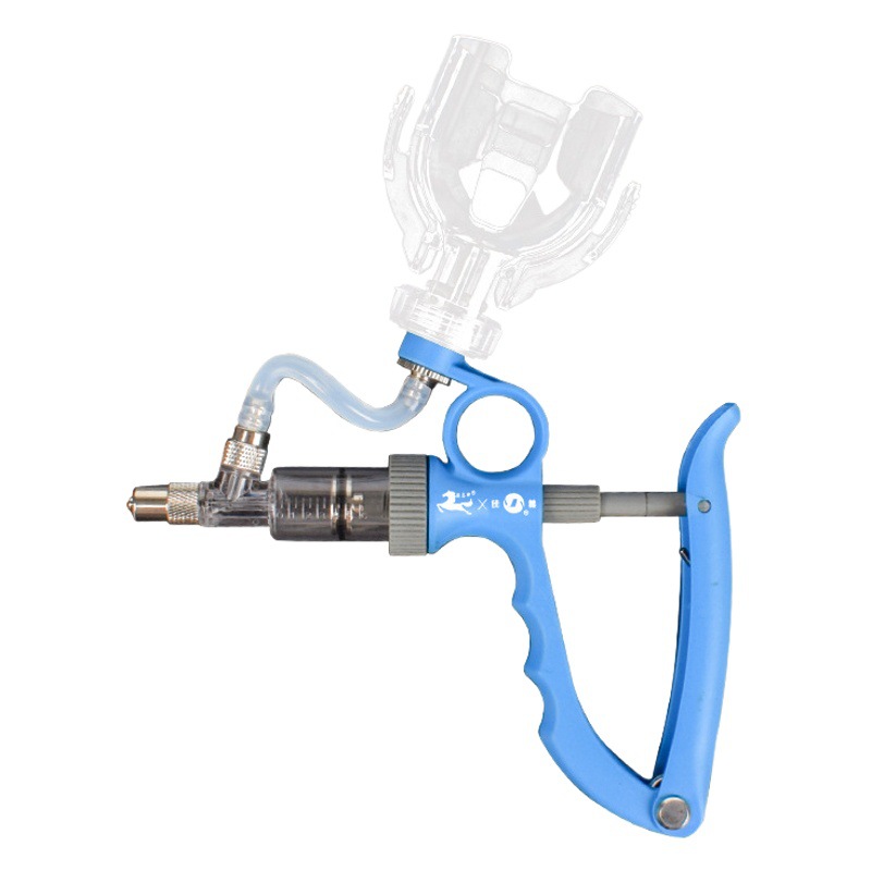 Dispositivo de inyección de vacuna continua Dispositivo de inyección veterinaria pollo pato cerdo ganado oveja vacuna pistola inyección automática artefacto