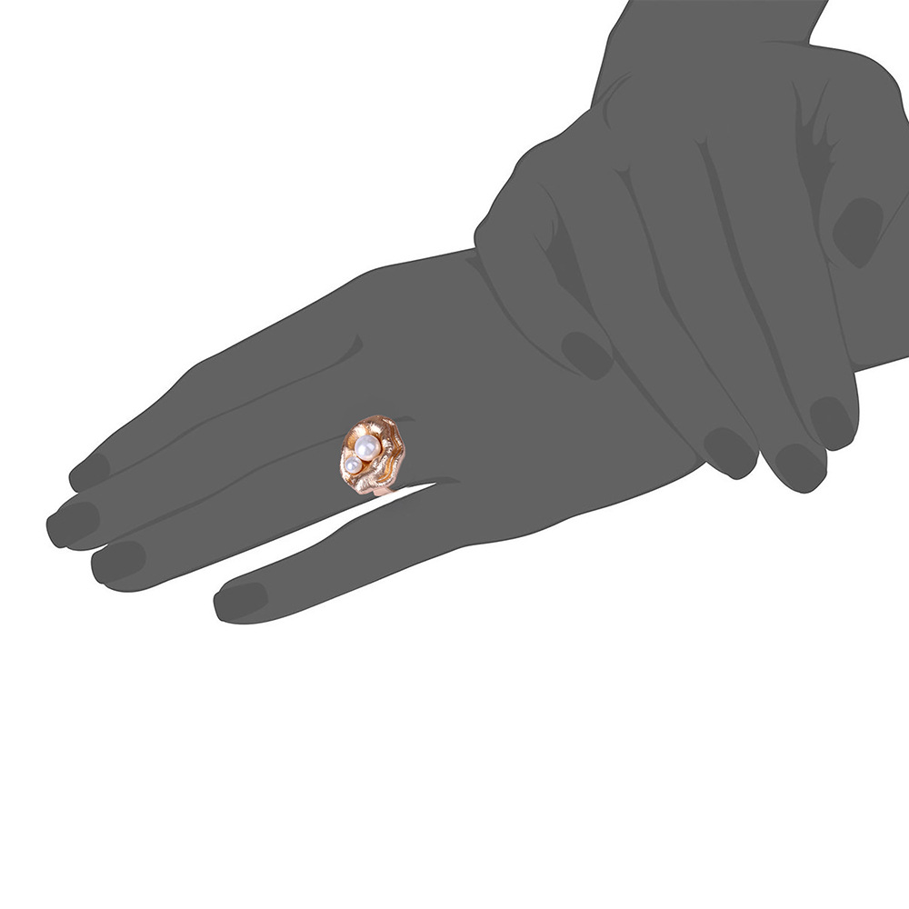 Anelli all'ingrosso in argento con perle, gioielli vintage di nicchia di alta qualità, in saldo transfrontaliero_voghion.com