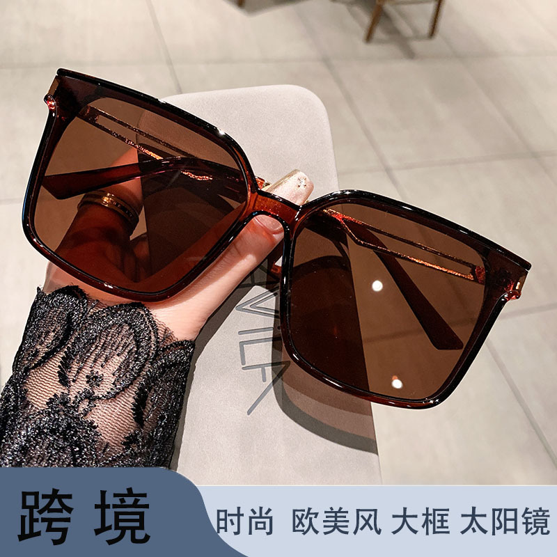 Moda transfronteriza gafas de sol de alto nivel anti-UV gafas de sol lujosas gafas de sol de conducción de conductor
