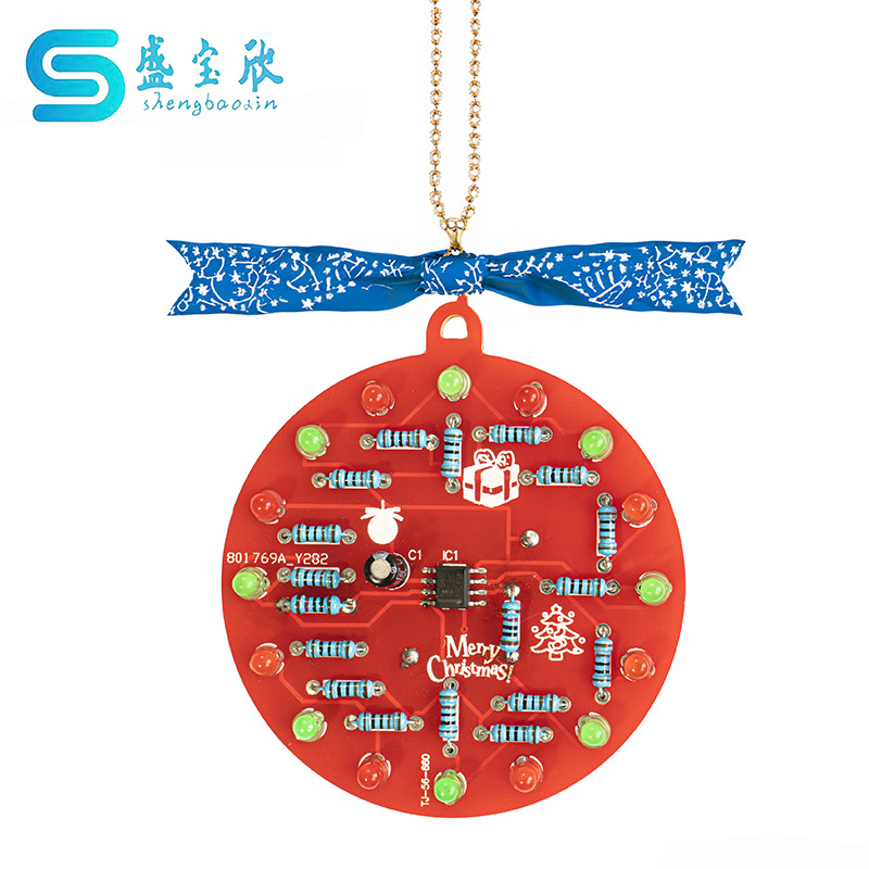 NE555闪灯挂件电路趣味DIY电子制作套件新手焊接练习TJ-56-660