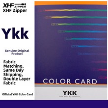 原装正品2025新品YKK色卡Ykk拉链日本YKK拉链色卡582个色拉链色卡
