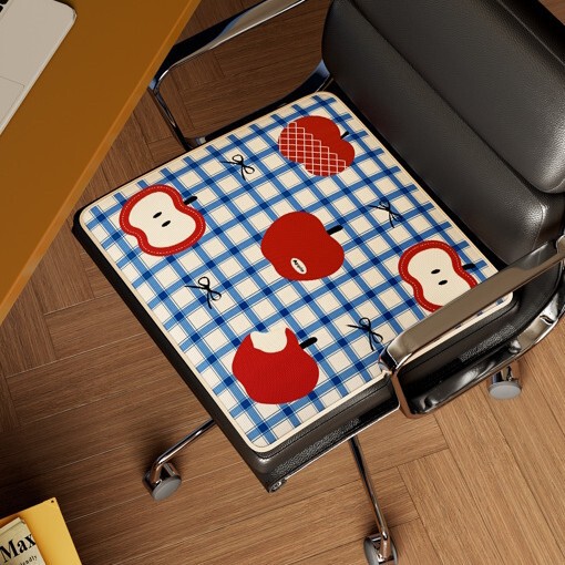 Sweet Fruit Style Summer Ice Silk Cushion Office Breathable Chair Pad Student Breathable Anti-Slip Seat Cushion for Long Sitting Sweet Fruit Style Summer Ice Silk Cushion Office Breathable Chair Pad Student Breathable Anti-Slip Seat Cushion for Long Sitting