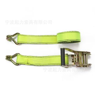 Cargo truck thickened ratchet binding belt tightening and fixing car sealer brake rope double hook set of tightener
