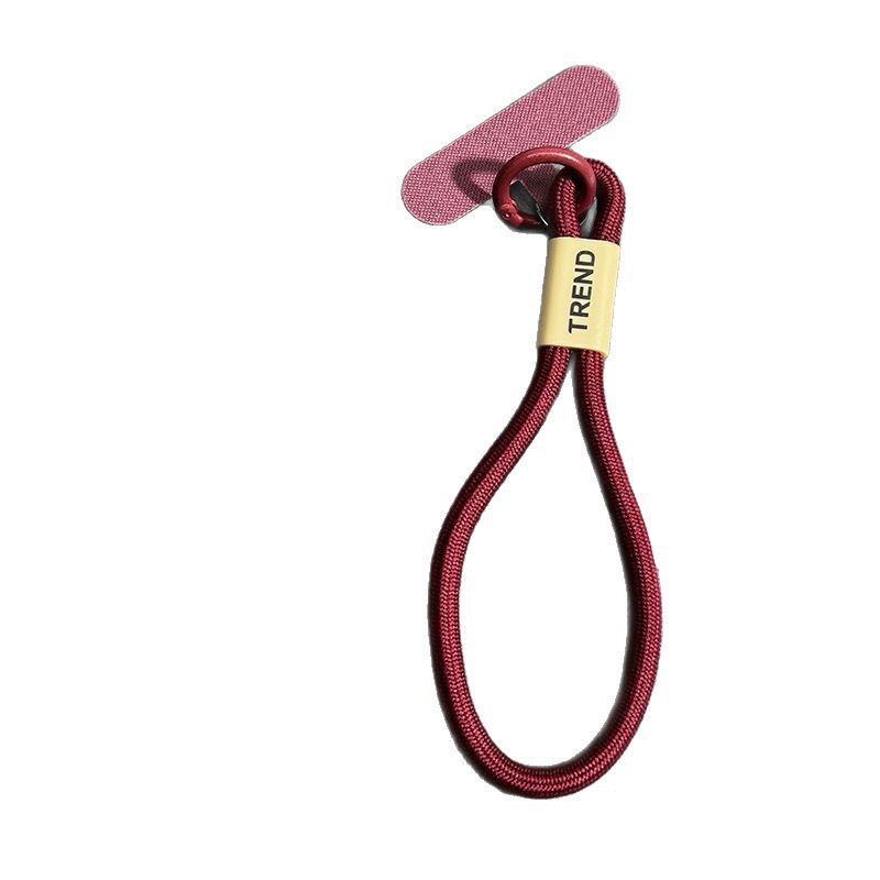 リストスタイルのシンプルなインショートドーパミン携帯電話ストラップ落下防止強力なキーホルダークリップカメラ|undefined
