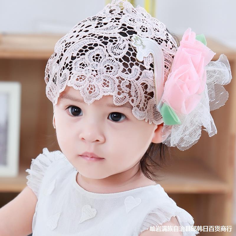 Flower Girl Hair Band Photo Bangs Headdress Wig Korean-style One-year-old Baby Headdress Curly Hair Children Princess Baby Braids