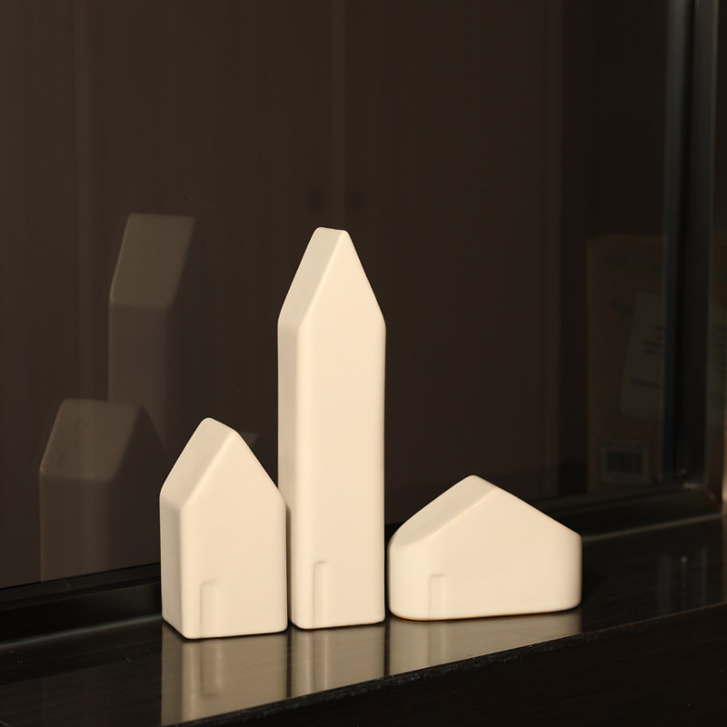 Nórdico moderno creativo abstracto casa escultura Oficina Sala TV gabinete estantería vino gabinete decoración suave adornos