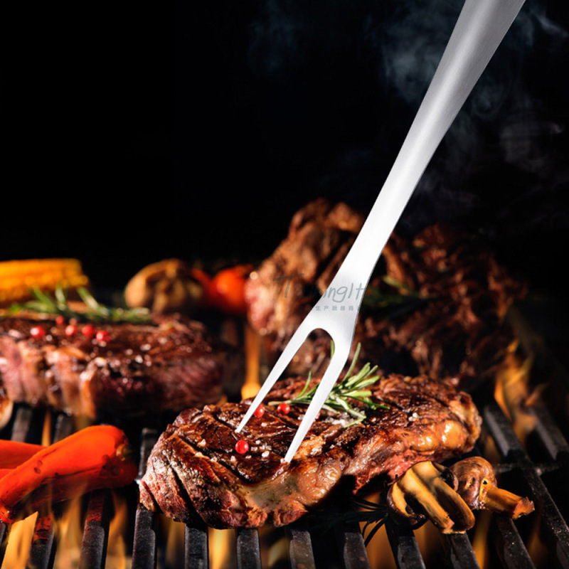 アップグレード携帯トランペット4点セットステンレス焼き具屋外bbqクロスボーダー焼きセット工具セットセット|undefined