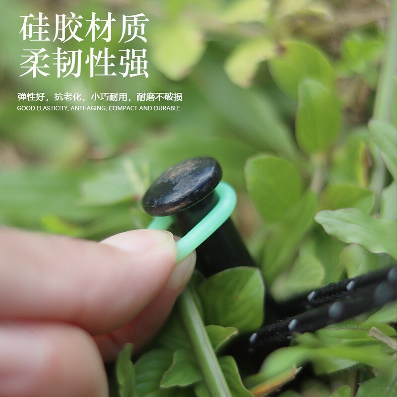Outdoor Camping Tent Pegs with Luminous Rings, Silicone O-Shaped Glow Rings, Fluorescent Rings, Night Fishing Warning Rings, Tent Peg Rings