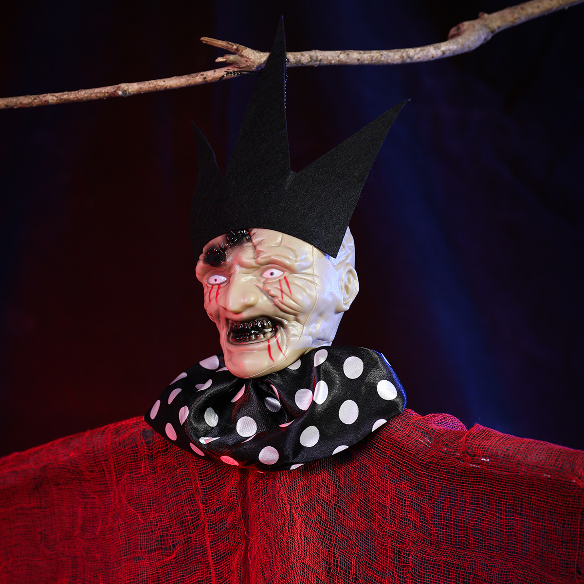 Accesorios de decoración de Halloween transfronterizos con capucha, fantasma colgante, casa encantada, habitación secreta, fiesta del festival de fantasmas, colgante de diablillo complicado