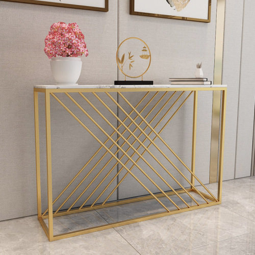 Luxury Fashion Slim Table Entry Table Simple Creative Decorative Cabinet Shelves Iron Art Marble Entry Cabinet End Table 