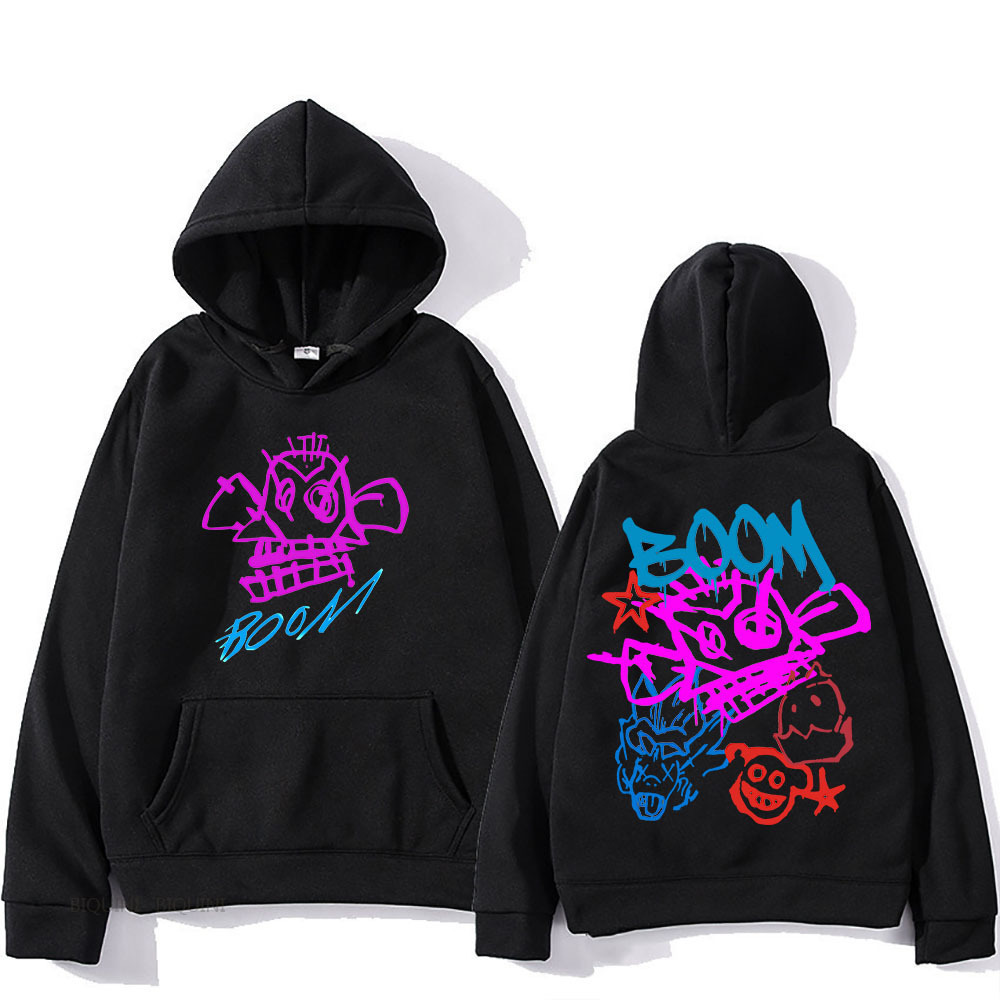 Arcane Jinx Cartoon Hooded Long Sleeve Harajuku Kawaii