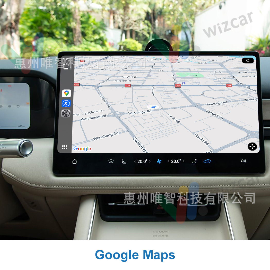 AITO M5 M7 M8 M9 WIZCAR E02 Google Waze Map Spotify Music Multilingual Apple CarPlay Android Auto for HUAWEI HIMA AITO Auto
