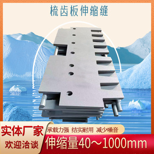 Bridge comb plate expansion joint sidewalk comb plate expansion joint unit multi-directional displacement expansion joint device