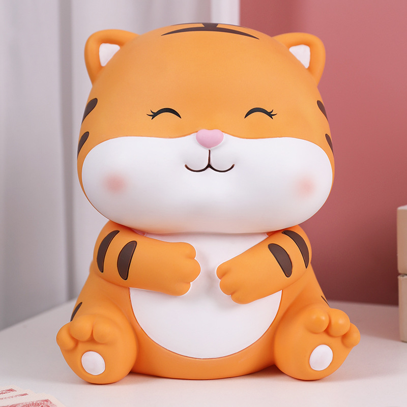 Año nuevo de tigre alcancía niños masculinos y femeninos artículos de regalo se pueden guardar ahorro de dinero olla fábrica en stock al por mayor