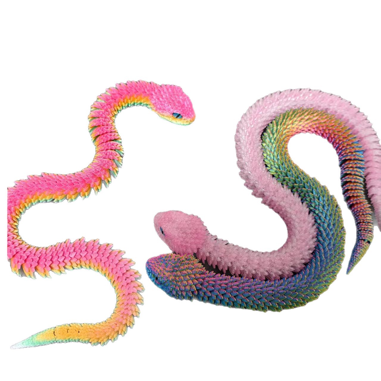 Modelo de Serpiente Impreso en 3D de PLA Articulado para Regalo y Decoración image 6