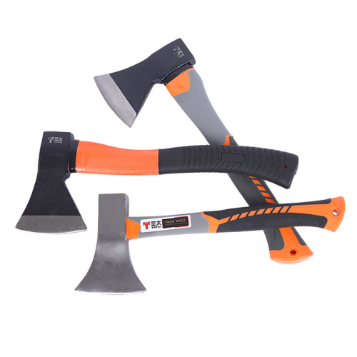 Three-Guarantee Special Steel Axe: Fire Escape & Rescue Breaker with Long Handle, Woodworking Tool, Firefighter's Axe, and Plastic-Handle Design for Firefighting and Log Splitting