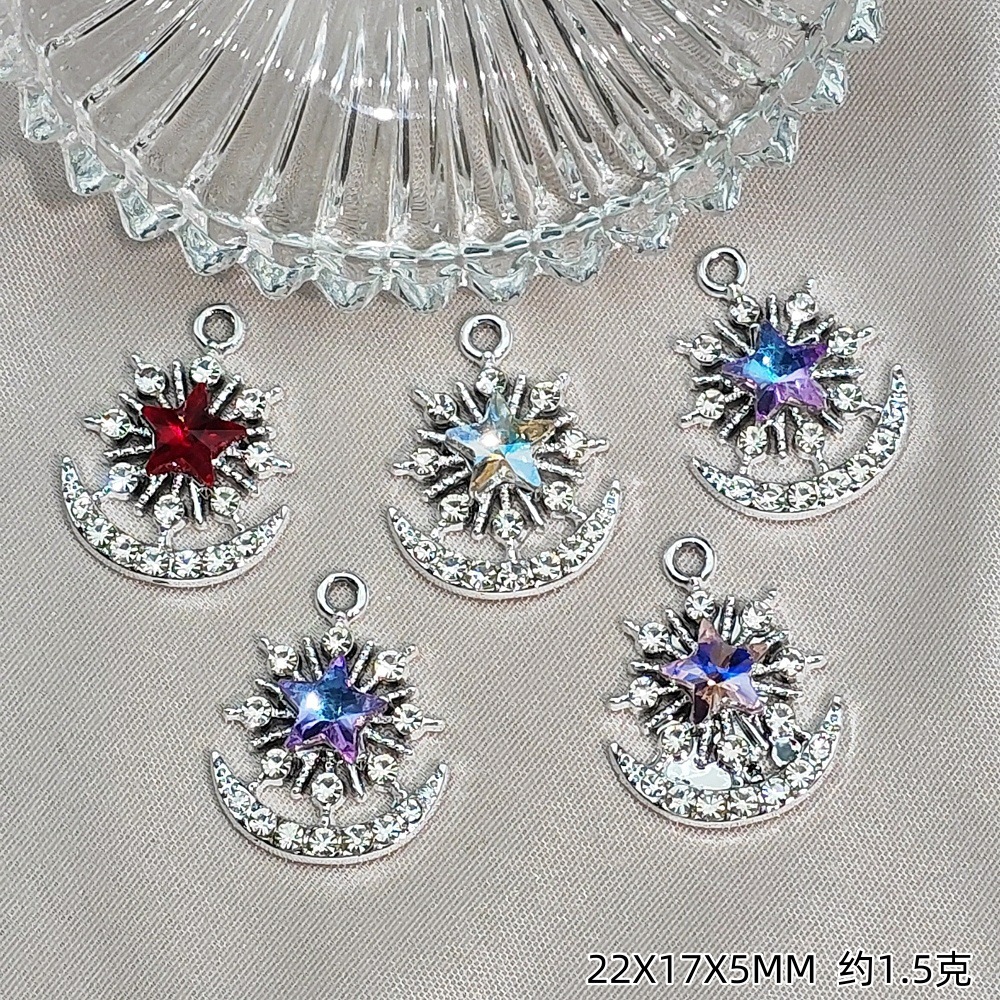 Exquisitos accesorios de joyería colgante de diamante de alta protección ultravioleta al por mayor collar DIY artesanal colgante de materiales de ropa de pulsera