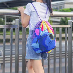 Swimming bag waterproof storage bag daily storage bag drawstring basketball sports backpack student shoulder portable backpack