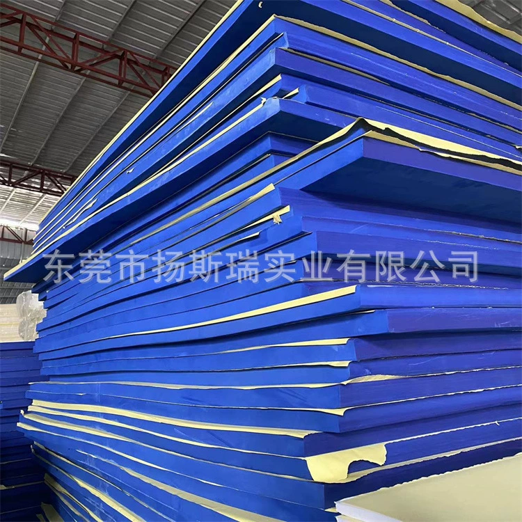 Антистатический огнестойкий материал из вспененного этиленвинилацетата (EVA), рулонный материал EVA белого и черного цвета с подложкой из пленки.