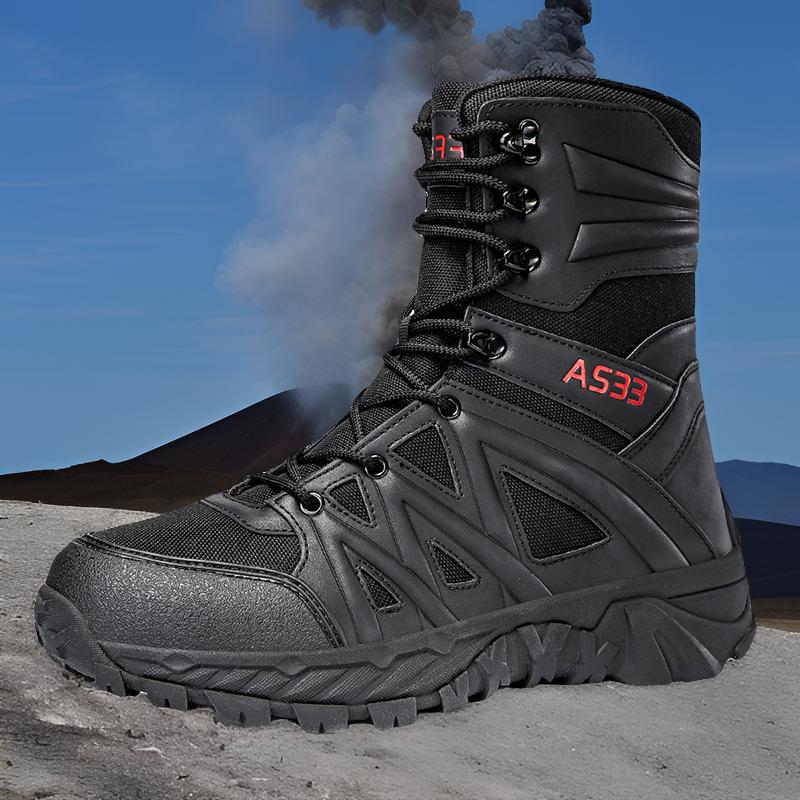 Botas militares de caña alta de gran tamaño transfronterizas al por mayor, botas tácticas transpirables, botas de combate resistentes al desgaste al aire libre, botas de entrenamiento de senderismo de fuerzas especiales