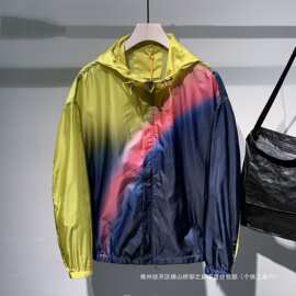 夹克男2023夏季新款日系高街潮牌户外轻薄透气防晒服运动连帽外套