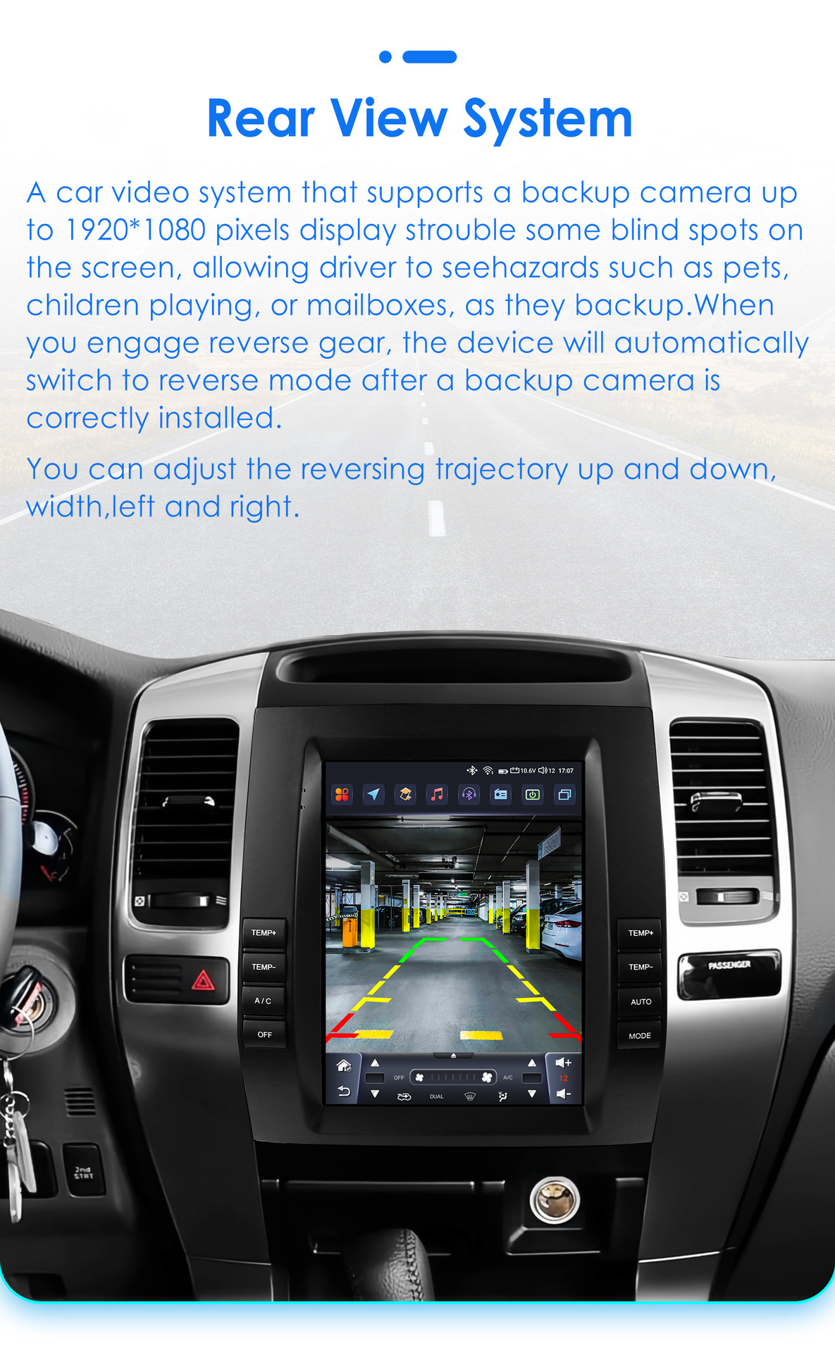 Suitable for 02-09 Toyota Prado/ Lexus Gx470 Vertical Screen Android Smart Car Navigation Gps