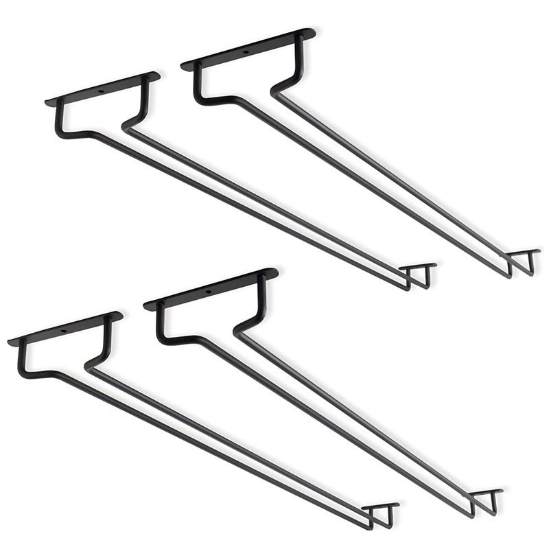 Single-Slot Creative Upside-Down Wine Glass Rack Kitchen Cup Holder Upside-Down Cup Holder Home Wine Cabinet Bar Hanging Cup Holder