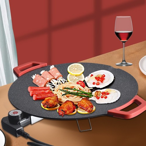 Multifunctional Electric Griddle for Home Use, Portable Electric Grill, Maifanstone Non-stick Pan and Grill Plate, Gift