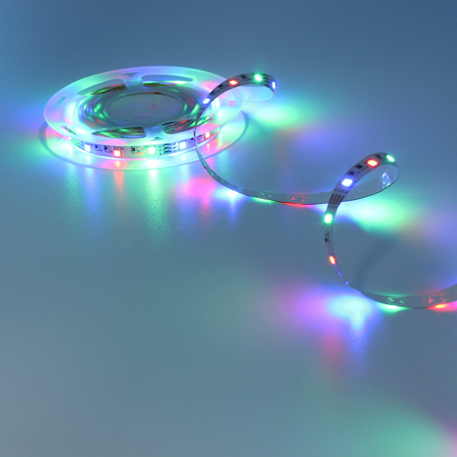 2835 RGB 1 метр 54 светодиода / 60 светодиодов низковольтная 5V водонепроницаемая светодиодная лента цветная лента