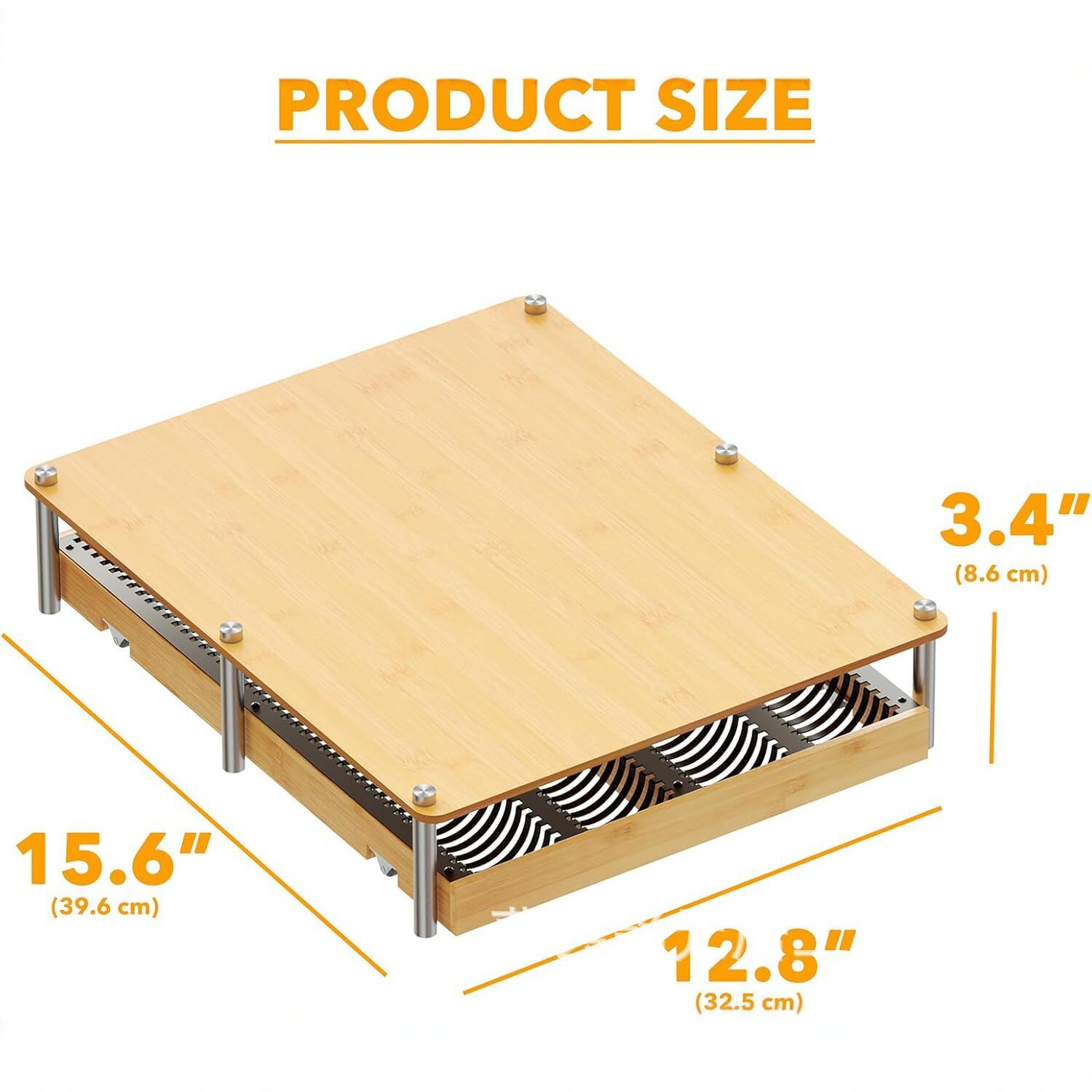Máquina de café de madera sólida transfronteriza bandeja deslizante base rodante mezcladora bandeja de bambú aparato eléctrico de café tablero de verduras antideslizante