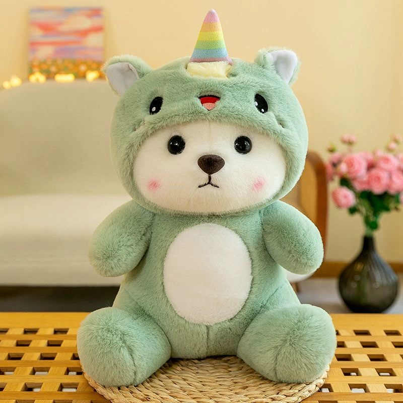 Plush doll strawberry bear, removable hat, multi-size 35–100 cm, with mini bears