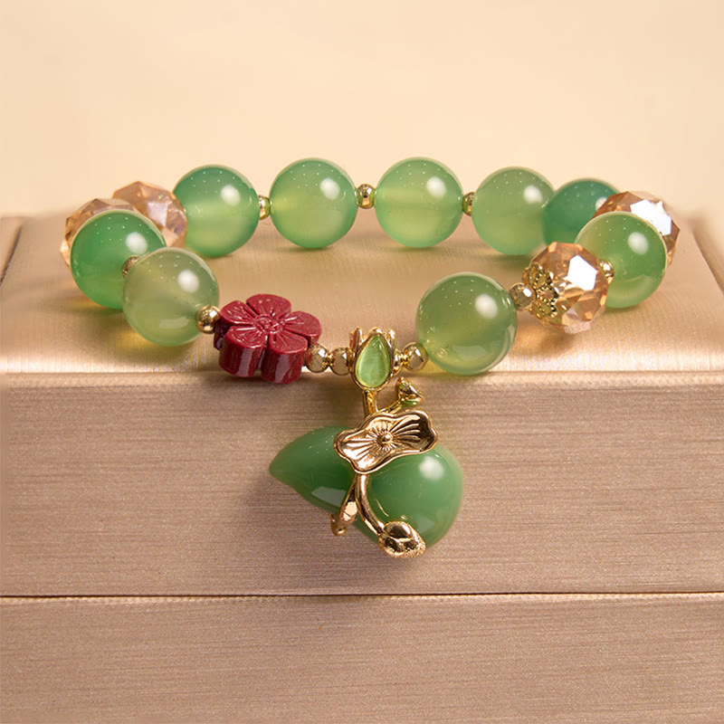 Green agate + gourd