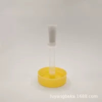 Клейкая щетка с 42 зубьями, жестяная клеевая щетка, жестяная банка для клея с крышкой из жестяной проволоки, жестяная банка для клея с крышкой для щетки