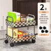 2501 dark gray 2-layer cart
