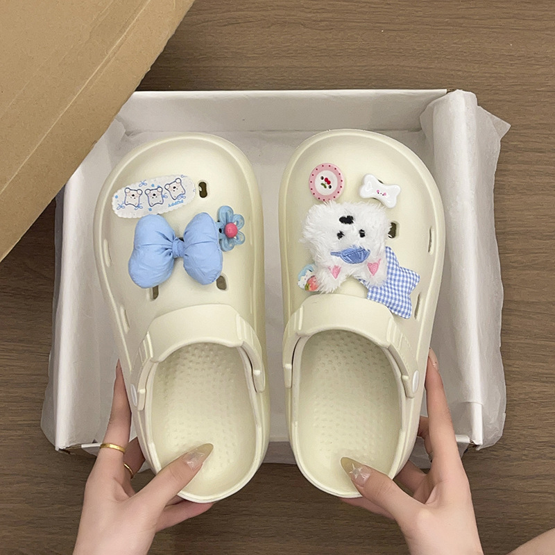 Hot-selling outdoor EVA height-increasing clogs for the back-to-school season, stylish and trendy, non-slip, breathable, closed-toe beach sandals for women Hot-selling outdoor EVA height-increasing clogs for the back-to-school season, stylish and trendy, non-slip, breathable, closed-toe beach sandals for women