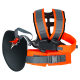 Cross-border new lawn mower shoulder strap upgrade luxury padded waist breathable strap lawn mower shoulder strap