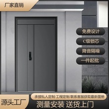 新国标4级防盗门M1锌合金入户门甲级安全门精雕铸铝门甲级防盗