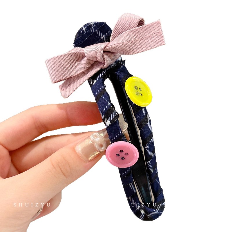 女性用のかわいい布製ヘアピン、後頭部用の高級ヘアピン、大きなワンラインのカモノハシクリップ、ヘアピンとヘッドバンド|undefined